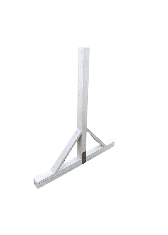 Barricade legs (Alberta highway)